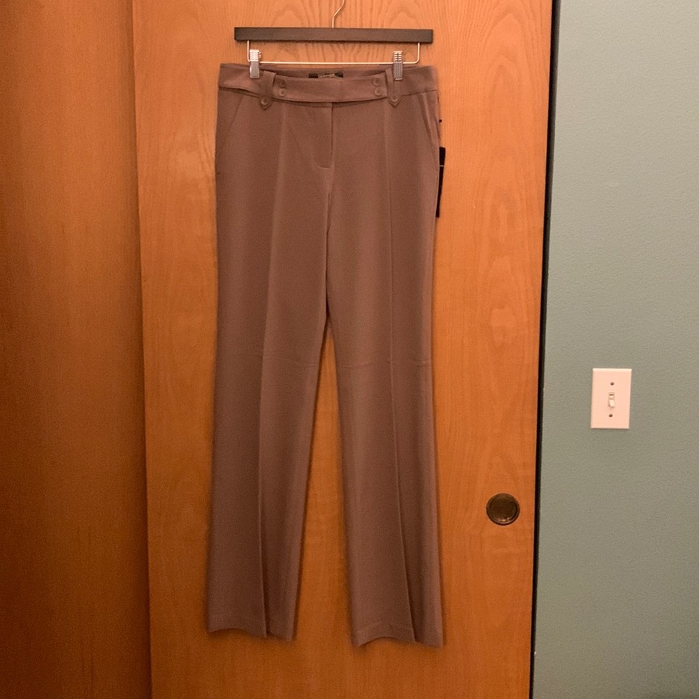 NWT Vertigo Paris Dress Pants, Bark Color-Sz. 4 - Picture 3 of 12